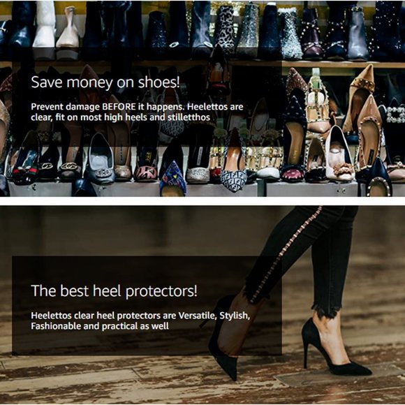 1 Pair of Heelettos High Heel & Stiletto Protector - Picture 4 of 7
